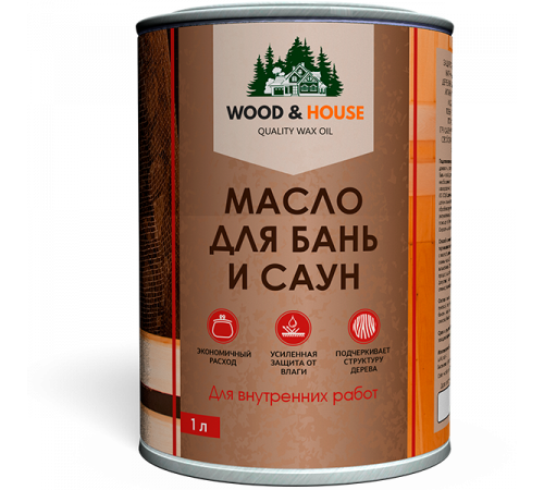 Приобрести МАСЛО ДЛЯ БАНЬ И САУН WOOD & HOUSE в Пскове, Псковская область