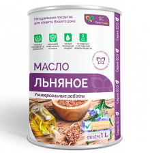 ЛЬНЯНОЕ МАСЛО (с добавлением скипидара, пихты)